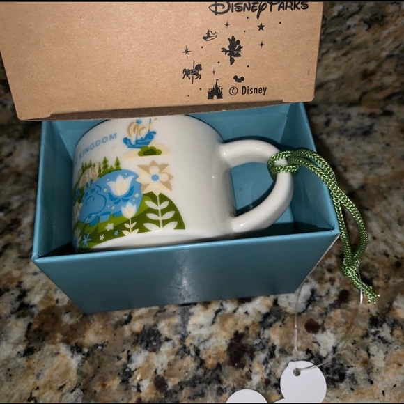 New Starbucks Disney World Magic Kingdom You Are Here Mug Ornament Set - Picture 2 of 5